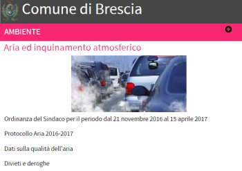 Sezione Ambiente - Comune di Brescia